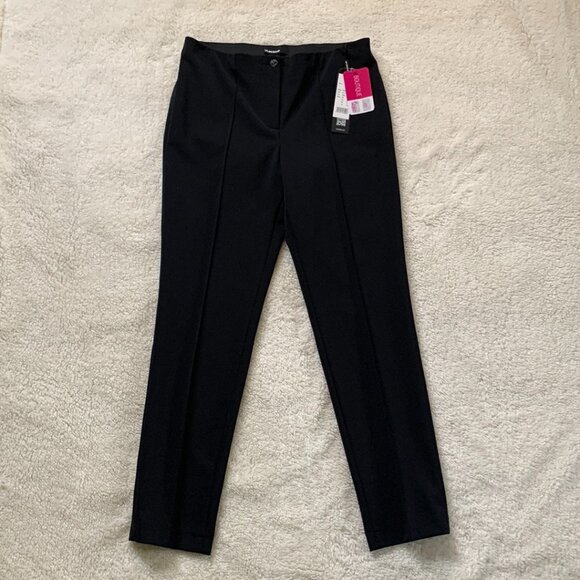 Cambio Collection Womens Dress Pants Sz10 Black Straight Leg Elastic Stretch NWT - Picture 1 of 10
